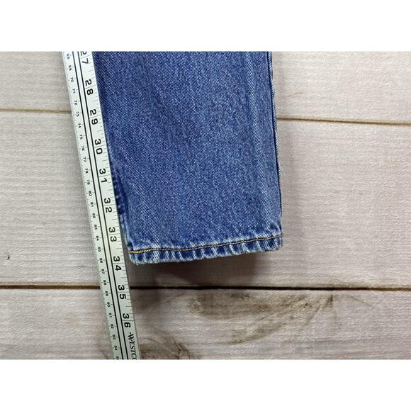 Vintage Lawman Jeans Womens Jr 3 Western Denim High Rise Bareback Cowgirl Button - Picture 8 of 11